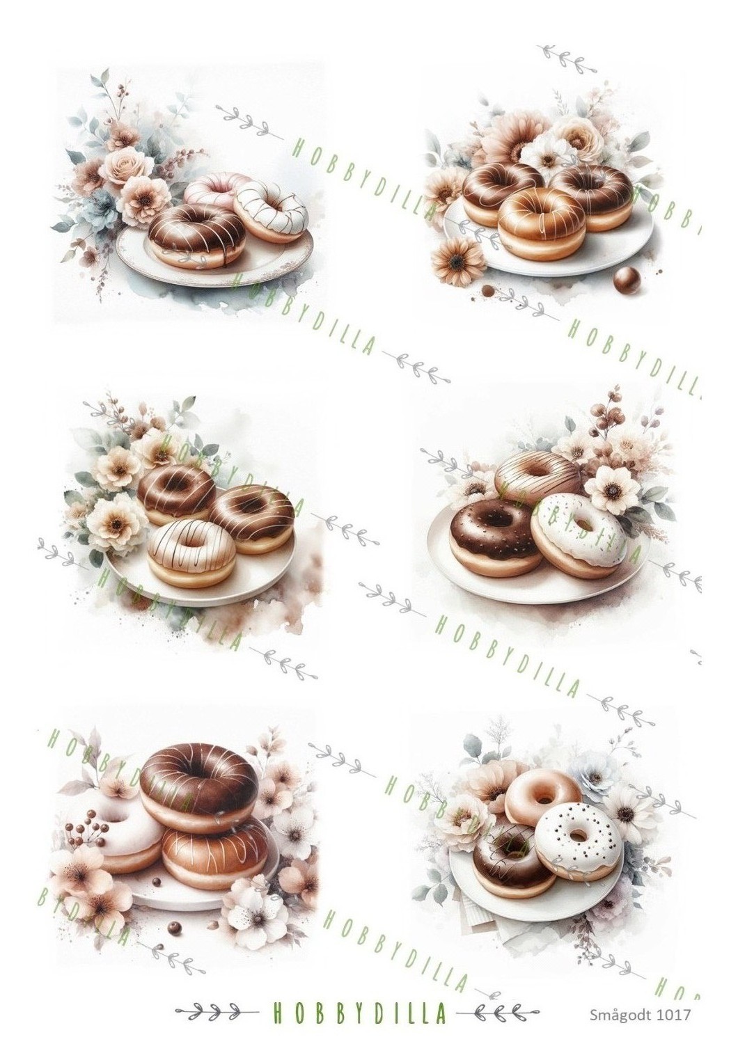 Motivrk Smågodt 1017 M Donuts med Sjokolade - Bilde 1