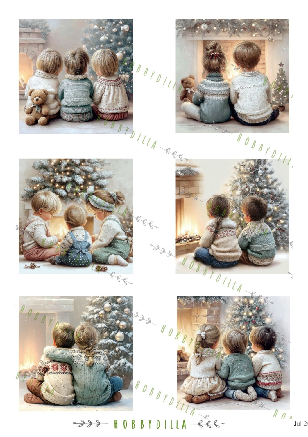 Motivark Jul 2027 M Små barn og Peiskos - Bilde 1