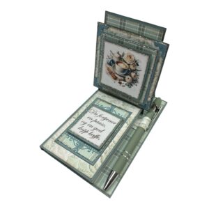 Kit 5 Staffeli Notatblokk - Grønn - Kaffe - Bilde 2