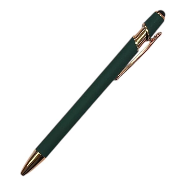 17508.jpg Kulepenn - Mørke Grønn/Rosegull 1stk Nr: 9