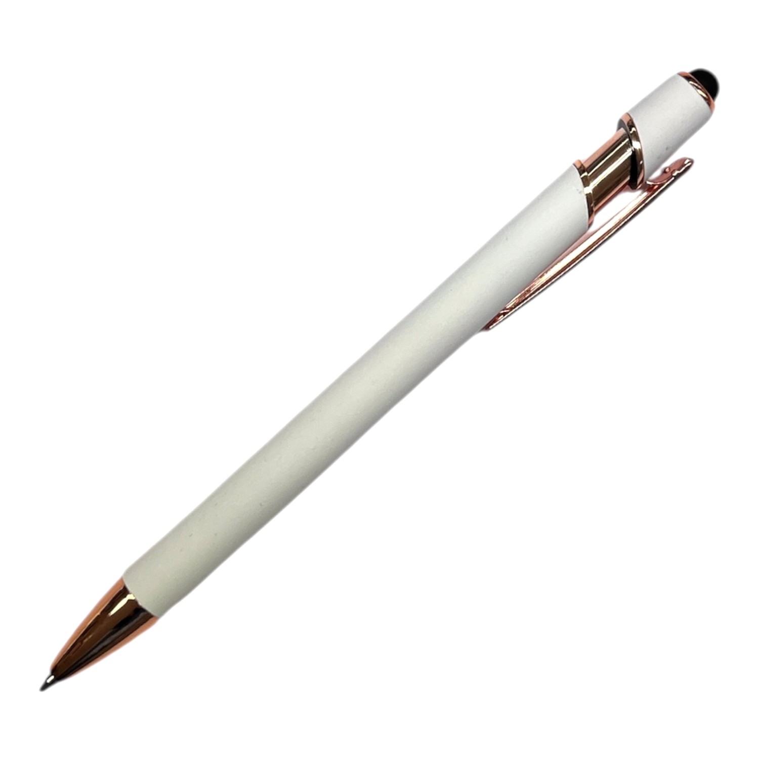 Kulepenn -  Hvit/Rosegull 1stk Nr: 40 - Bilde 1