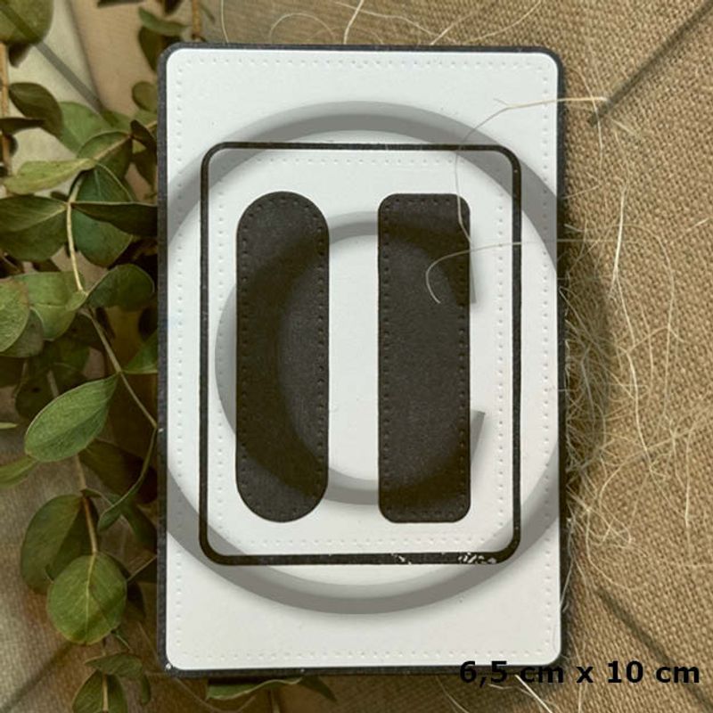 Papirdesign - Dies Rektangel Klippeark - Bilde 1