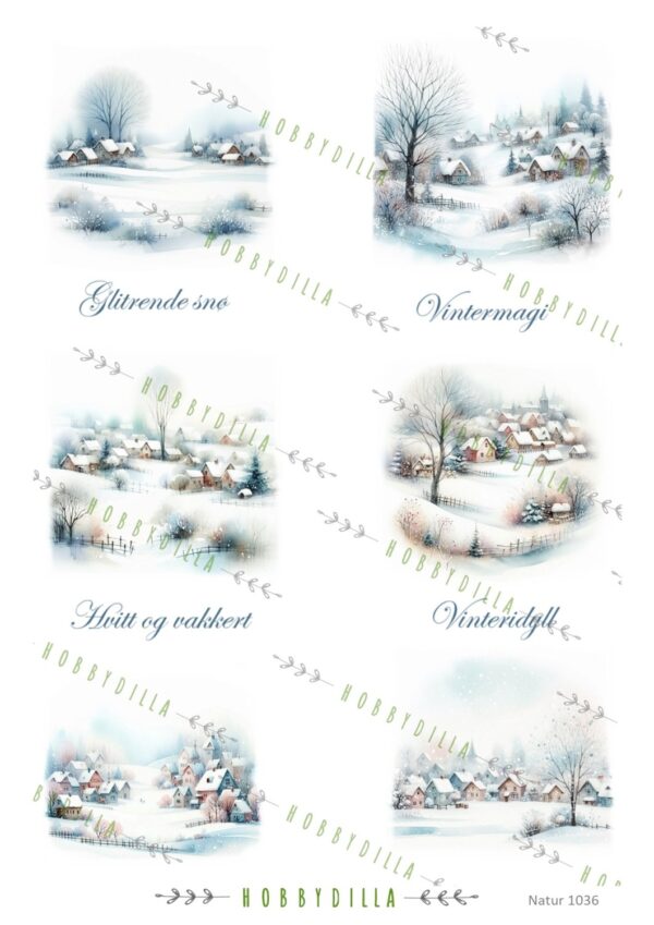 17536.jpg Motivark Natur 1036 M Vinterlandsby