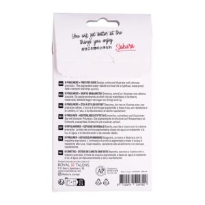 Sakura Pigma Micron Black Edition – 6stk + Pennal - Bilde 3
