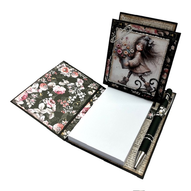 Kit 6 Staffeli Notatblokk - Sort - Bilde 1