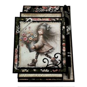 Kit 6 Staffeli Notatblokk - Sort - Bilde 3