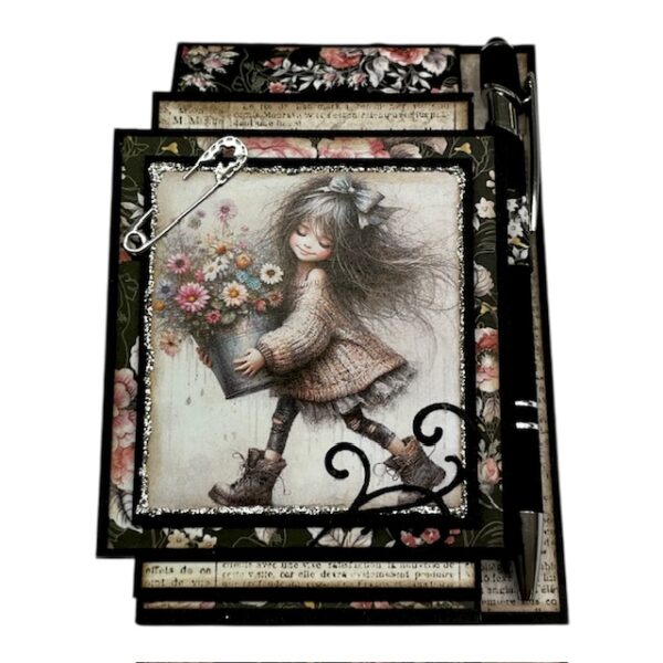 Kit 6 Staffeli Notatblokk - Sort