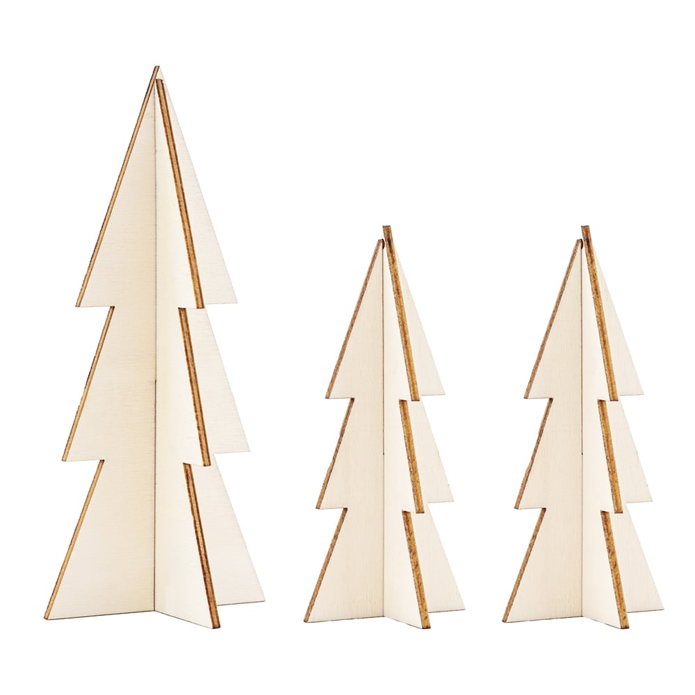 Figursett i tre 3stk – Grantre 1 - Bilde 1