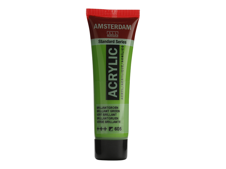 Amsterdam Standard 20ml - 605 Brilliant Green - Bilde 1