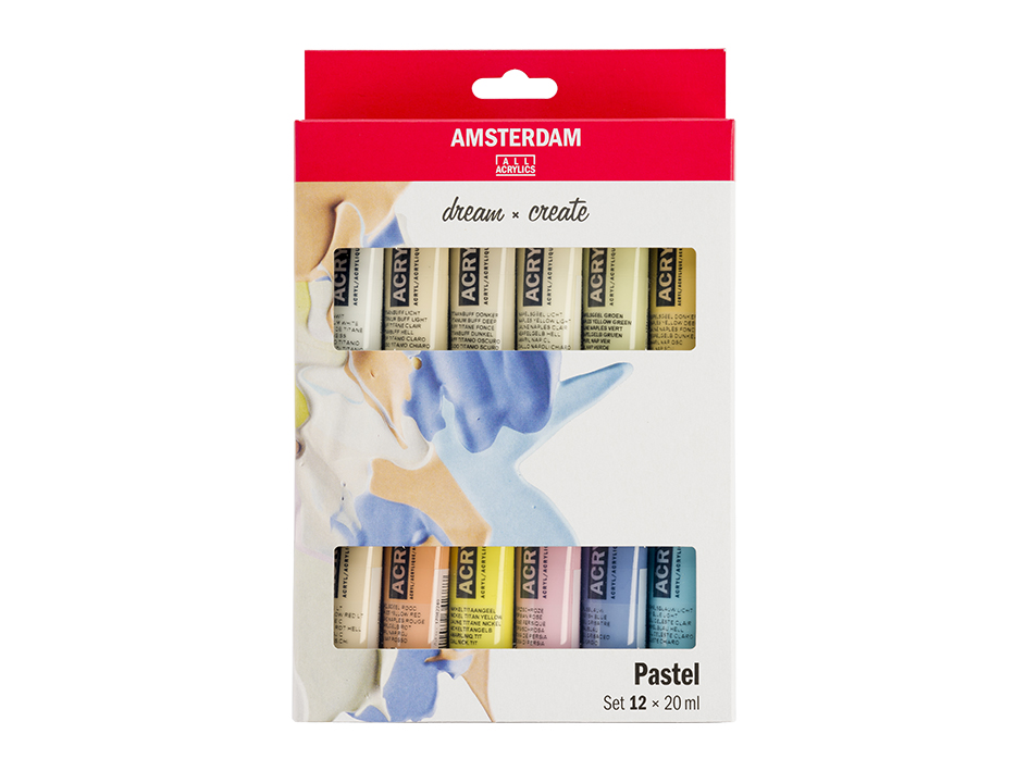 Amsterdam Standard 20ml – Pastellfarger - Bilde 1