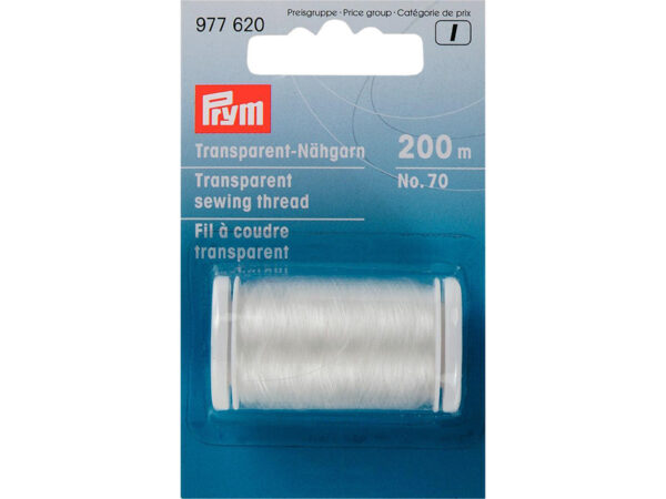 Prym Sytråd transparent 200m lys