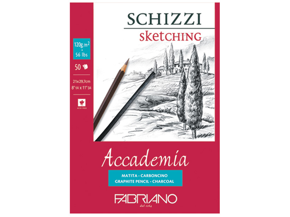 Fabriano Accademia Sketch 120G A3 – 50ark - Bilde 1