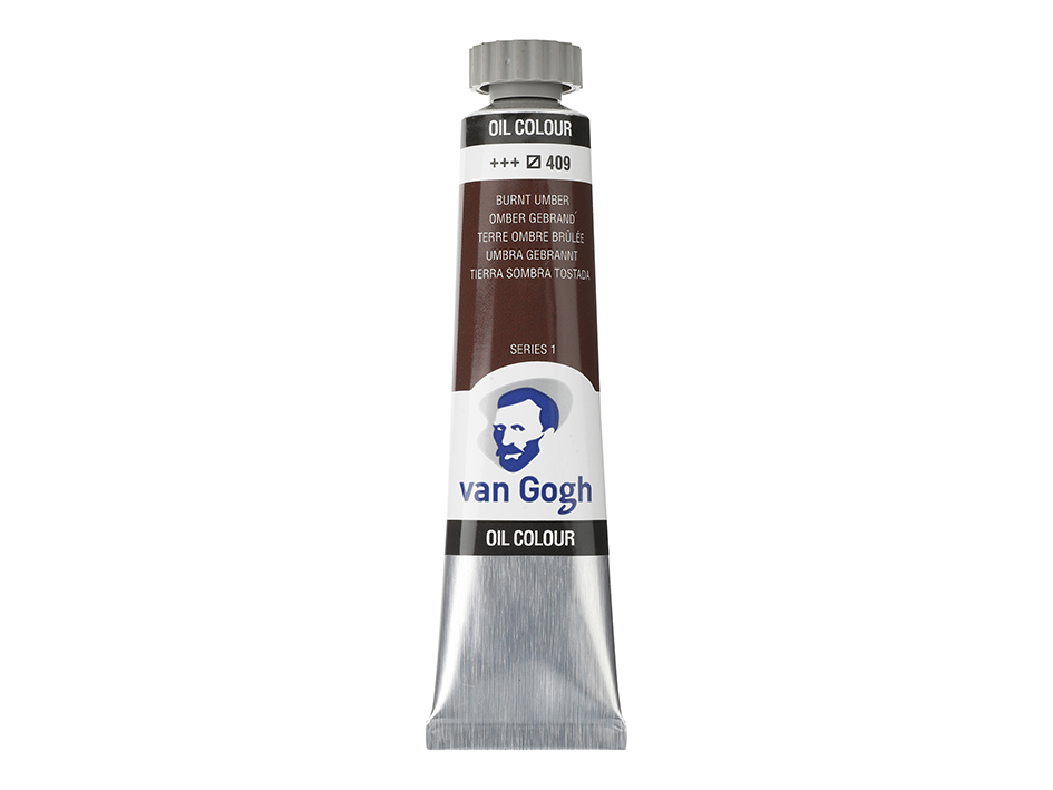 Van Gogh Olje 20ml - 409 Burnt umber - Bilde 1