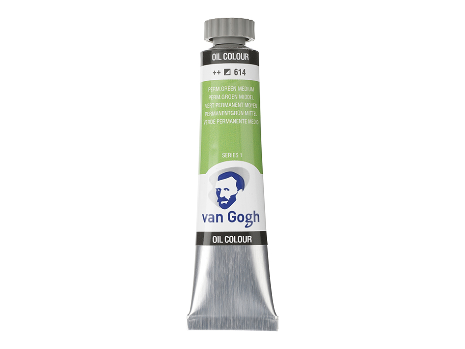 Van Gogh Olje 20ml - 614 Permanent green medium - Bilde 2