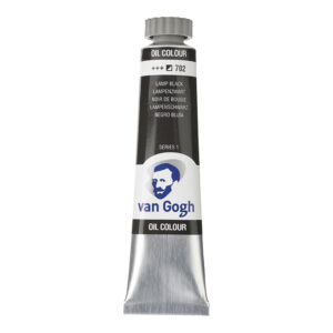 Van Gogh Olje 20ml - 702 Lamp black - Bilde 2