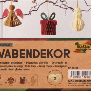 Folia Papirdekor Jul 3stk - Bilde 1