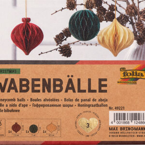 Folia Papirdekor Jul 3stk - Bilde 1