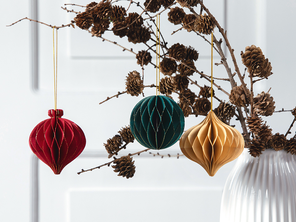 Folia Papirdekor Jul 3stk - Bilde 2