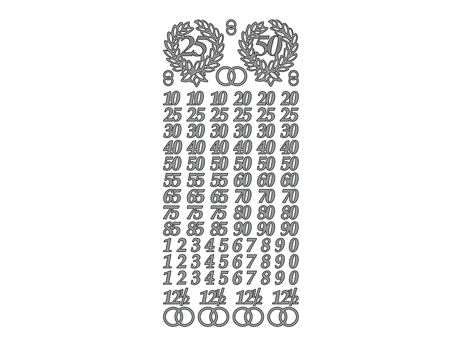 Peel-off  Tall Jubileum sølv - Bilde 2