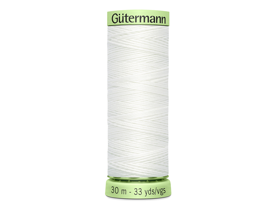 Gütermann Top Stitch 30 m  800  Hvit - Bilde 1