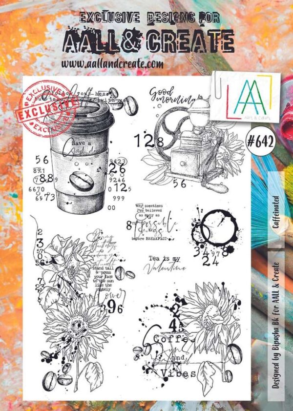 AALL and Create Stempelsett  - 642 - Caffeinated