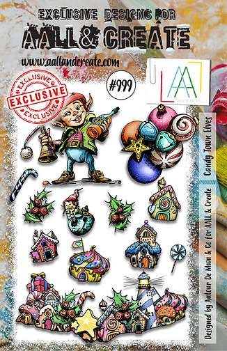 AALL and Create Stempelsett - Candy Town Elves- 999
