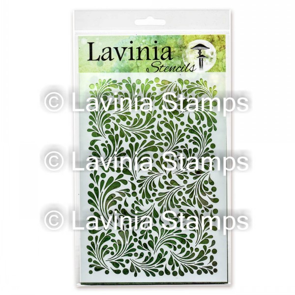 Lavinia Feather Leaf – Stencils ST014