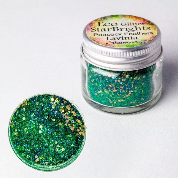 Lavinia StarBrights Eco Glitter – Peacock Feathers