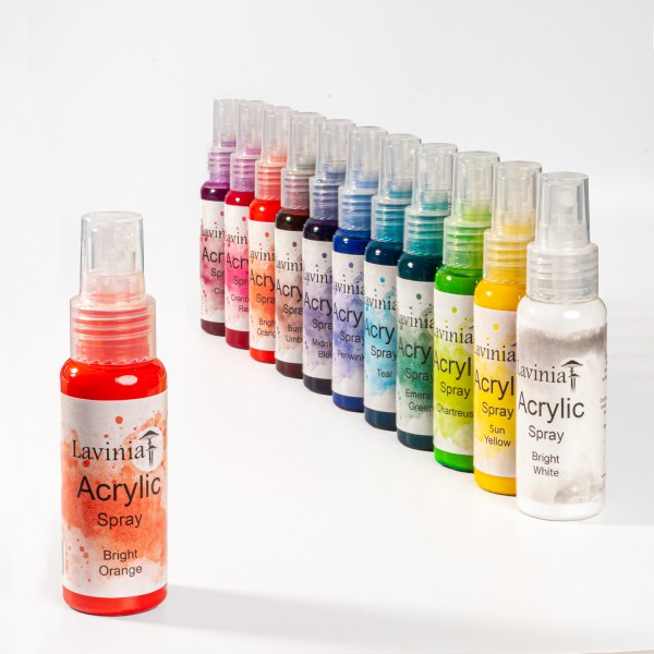 Lavinia Acrylic Spray, Bright Orange