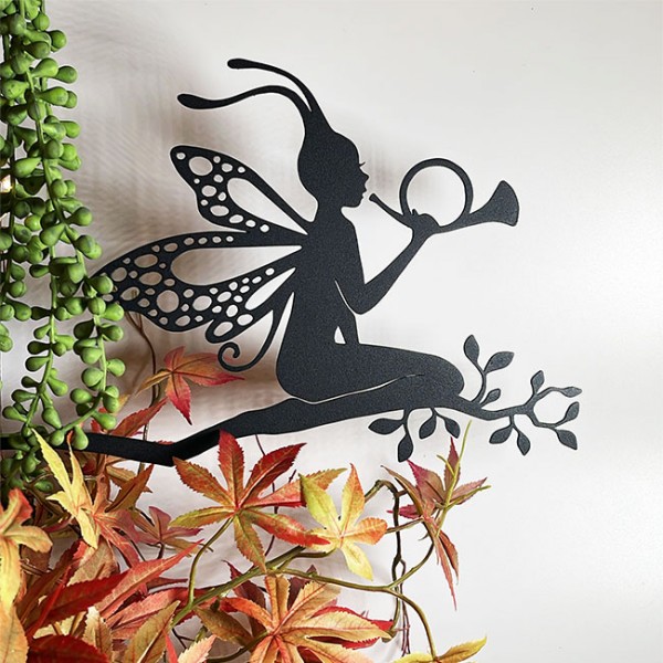 Lavinia Metal Garden Ornaments – Meena -Black