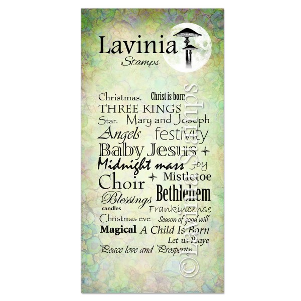 Lavinia Christmas words LAV196