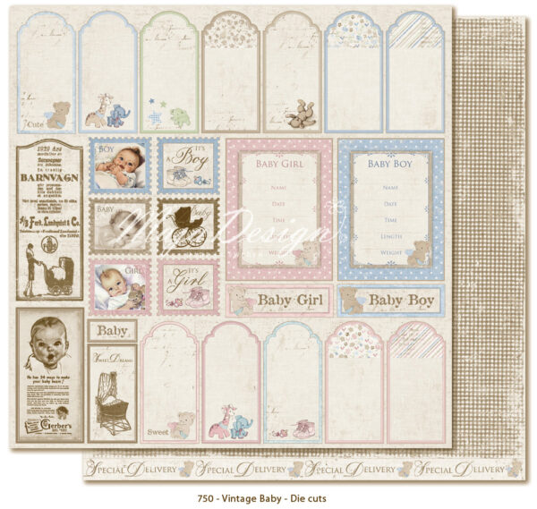 Maja Design Vintage Baby - Die cuts
