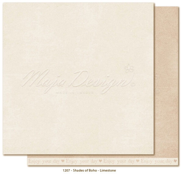 Monochrome Bohemian Harmony - Limestone