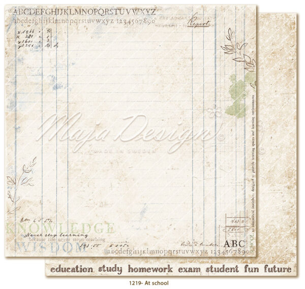 Maja design Everyday Life - At school