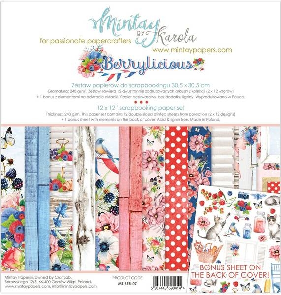 6020.jpg Mintay Berrylicious 07 12x12 Blokk