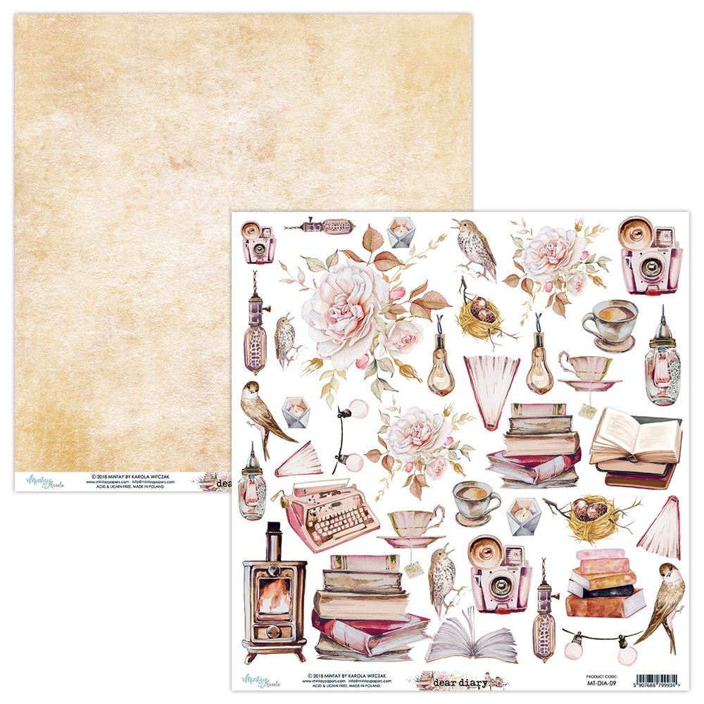 Mintay Dear Diary 09 Klippeark - Bilde 1