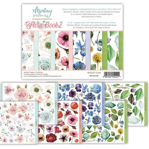 Mintay Flora Book 02, 6x8 Blokk
