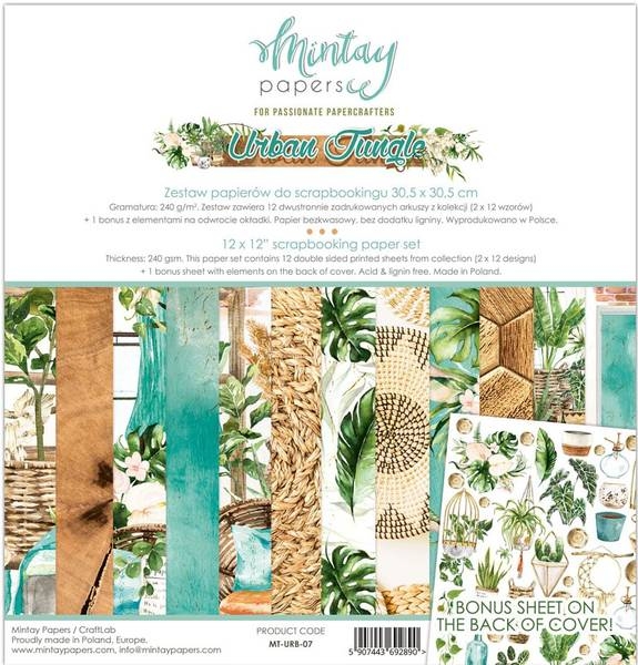 6262.jpg Mintay Urban Jungle 07 12x12 Blokk