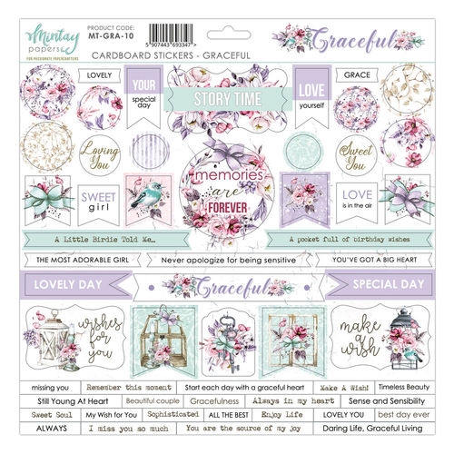 6308.jpg Mintay Graceful 10 Cardboard Stickers