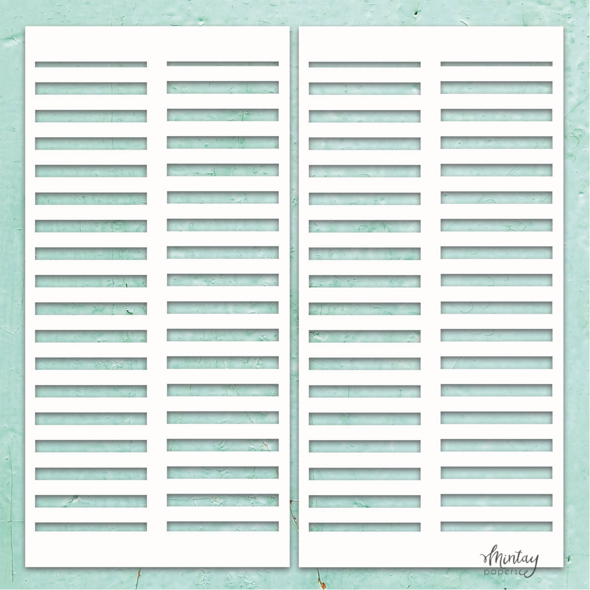 Mintay Chipboard  - Shutters - Bilde 1