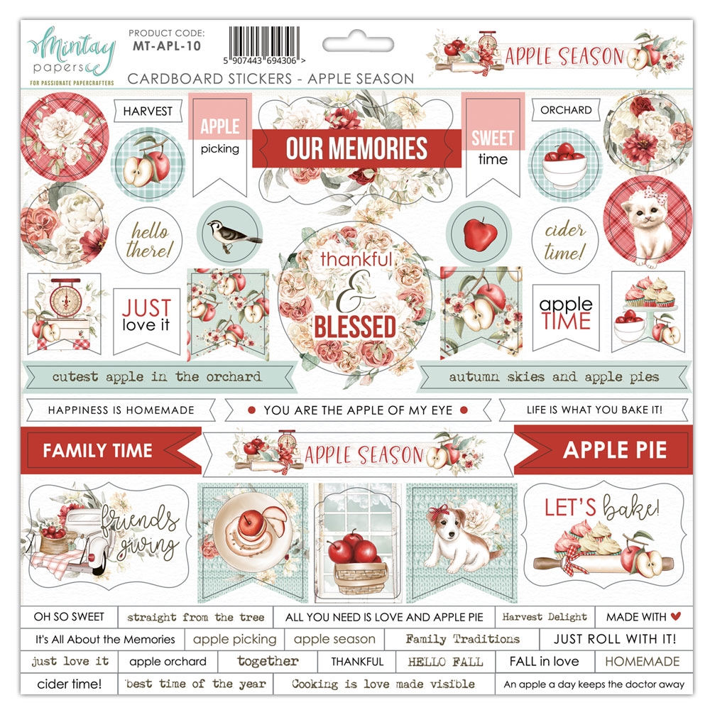 Mintay Apple Season10 Cardboard stikers - Bilde 1
