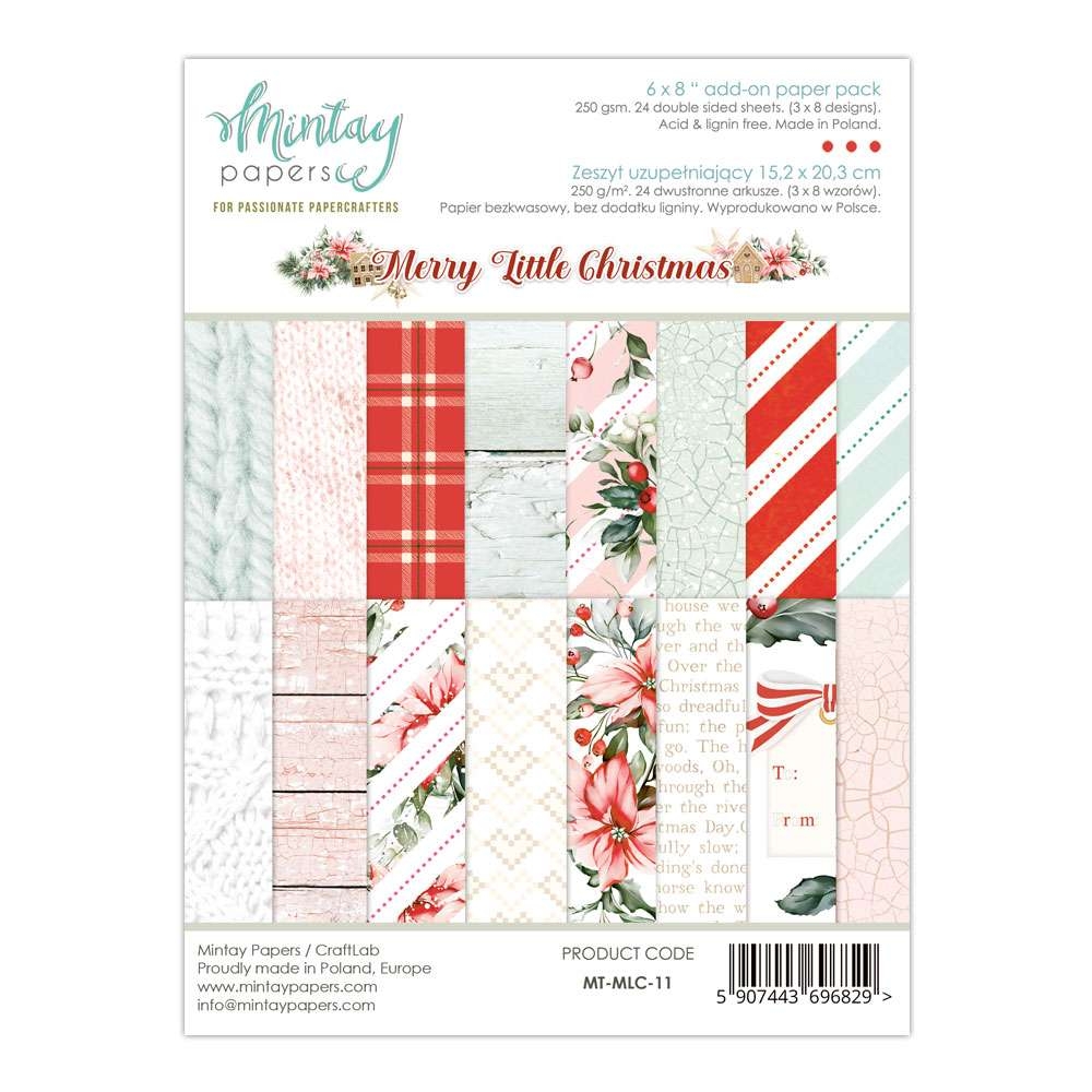 Mintay Merry Little Christmas 11 6x8 Blokk - Bilde 1