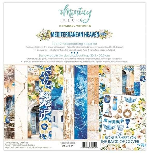 Mintay Mediterranean Heaven 07 12x12 Blokk
