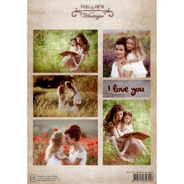 Bildeark A4 "Mother & daughter"