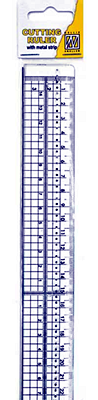 Cutting Ruler med Metal Strip 30cm