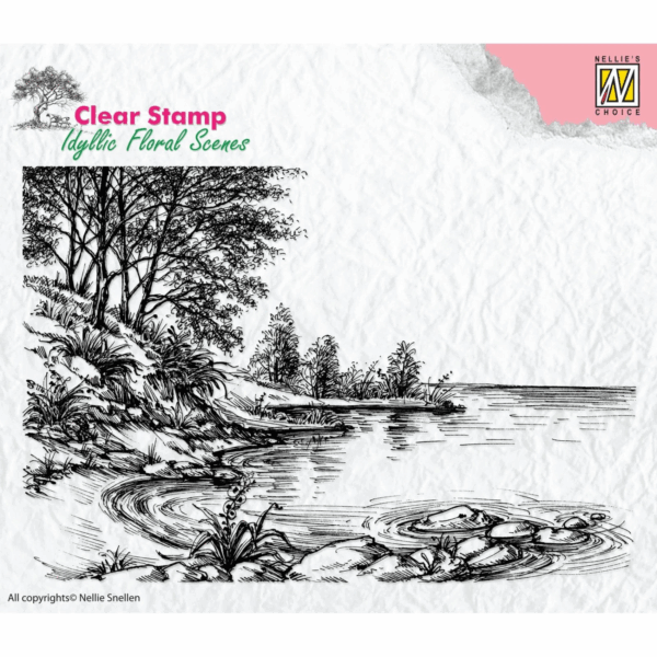 Nellie's Choice Clear Stamps Waters edge