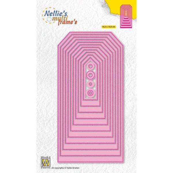 Nellie's Choice • Multi Frame Dies Stitched Straight Tags Max.