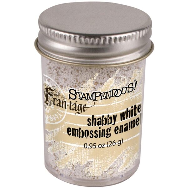 Stampendous  Embossing Pulver Shabby White enamel