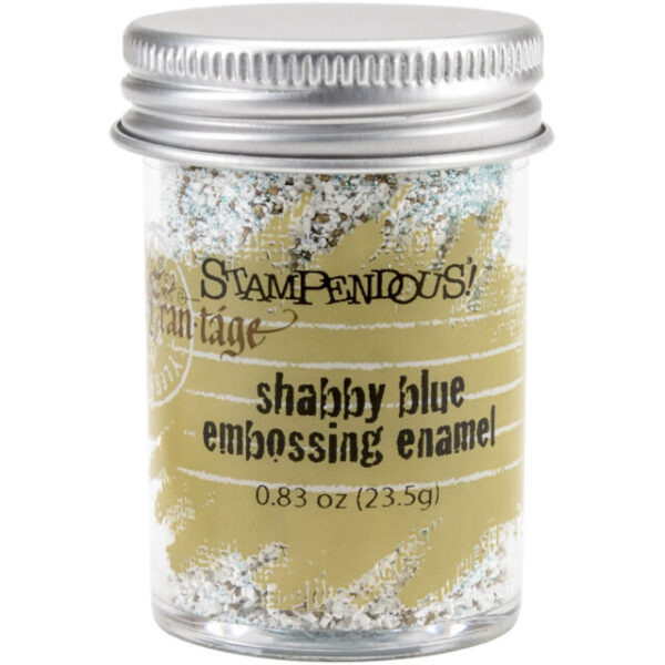 Stampendous Embossing pulver Shabby Blue enamel