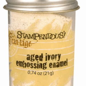 Stampendous Embossing pulver agedl Ivory enamel - Bilde 2